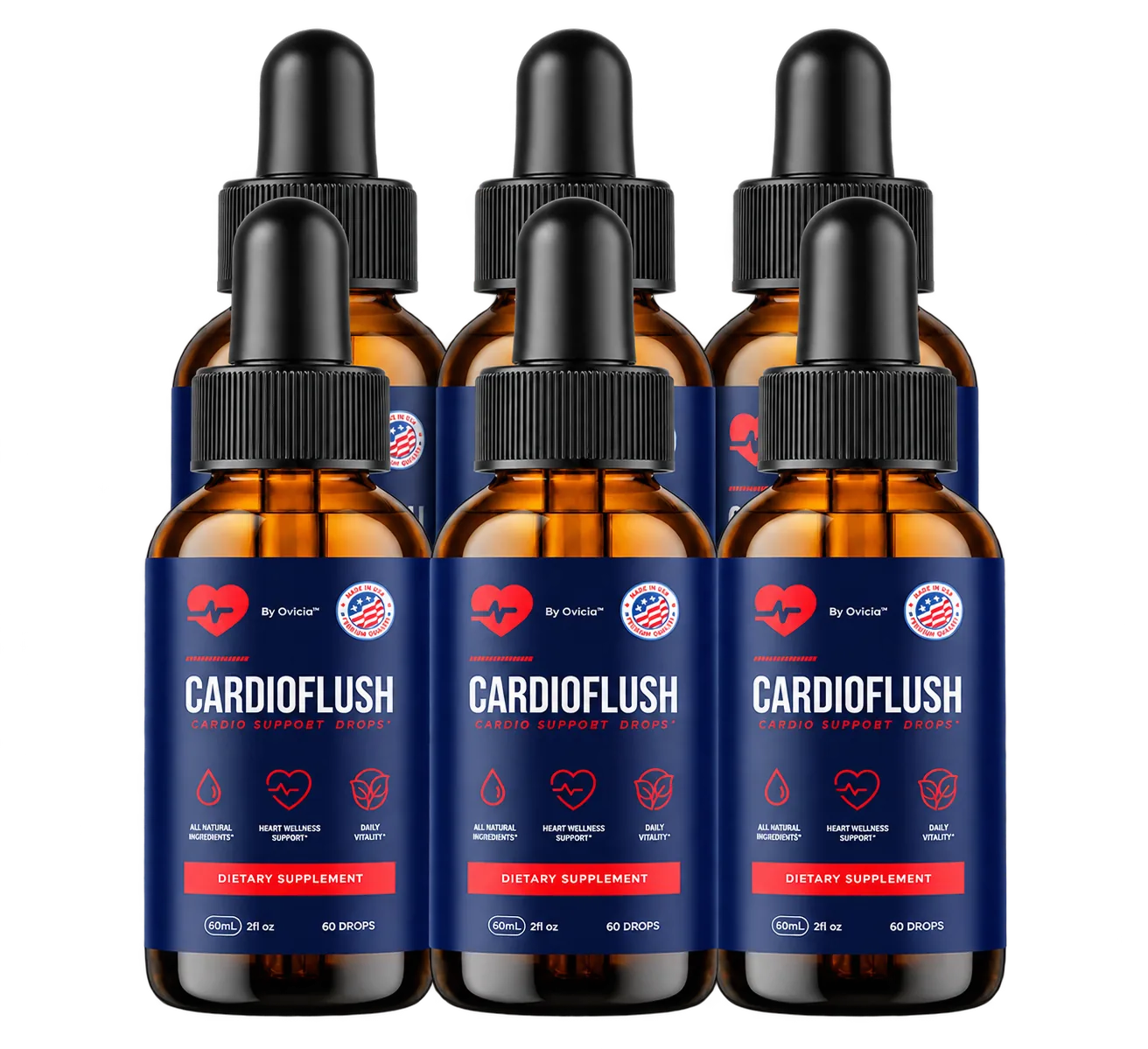 CardioFlush six-bottle bundle, Buy 3 Get 3 Free